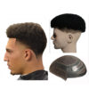 Afro curl pu with lace front